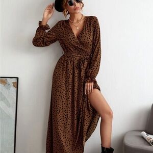 Long sleeve maxi dress